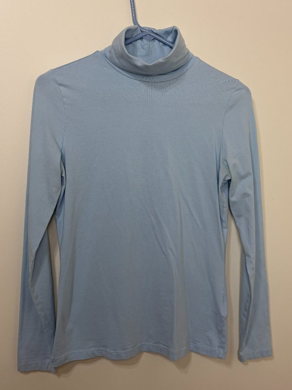 Land's End Women's Size XS Light Blue Turtleneck